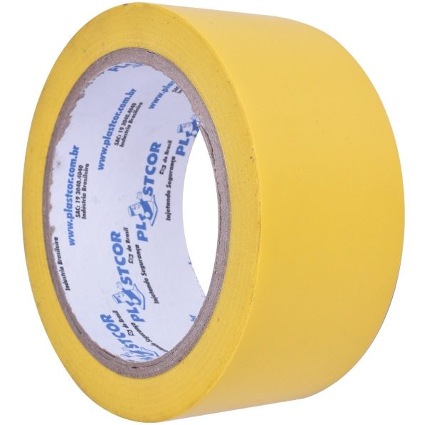 FITA DE DEMARCACAO AMARELO 48MM X 30MTS - PLASTCOR