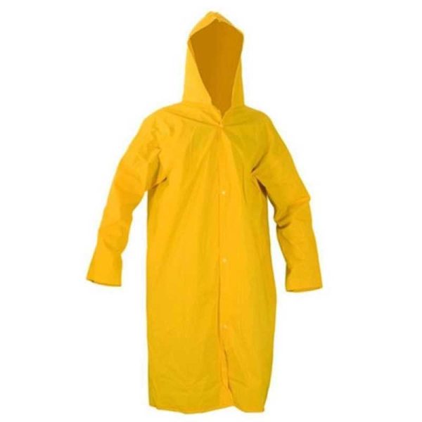 CAPA DE CHUVA PVC FORRADO G AMARELA - C.A. 36254 PLASTCOR
