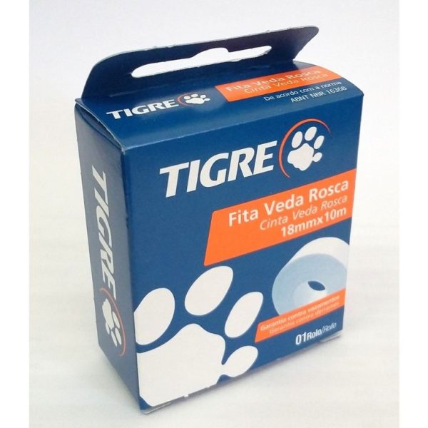 FITA VEDA ROSCA 18 X 10M TIGRE