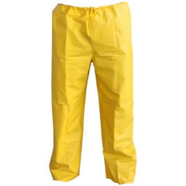 CALcA DE CHUVA PVC FORRADA AMARELA G PLASTCOR