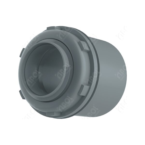 BOX RETO CINZA PVC 1'