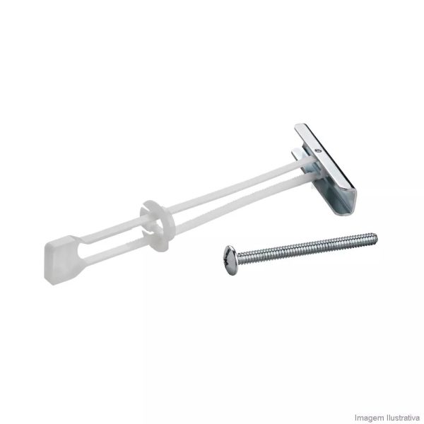 BUCHA PARA DRYWALL TOGGLER BOLT COM PARAFUSO 1/4'