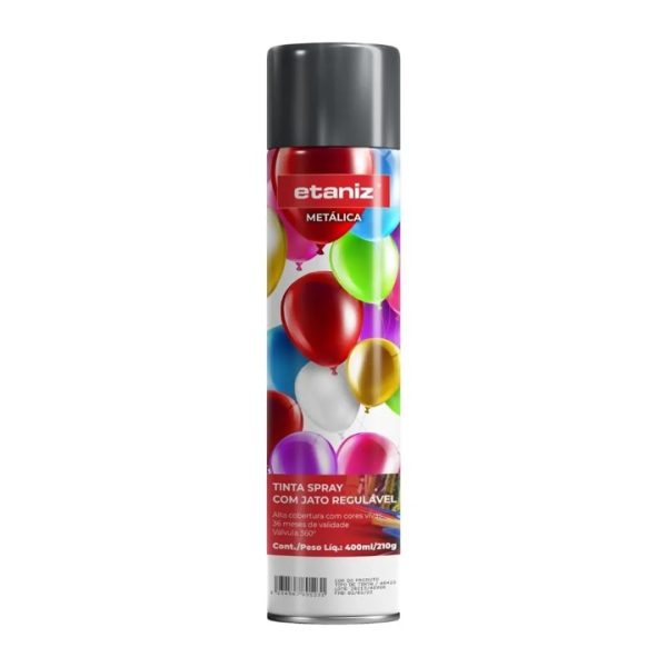 TINTA SPRAY 400ML ALUMINIO ETANIZ