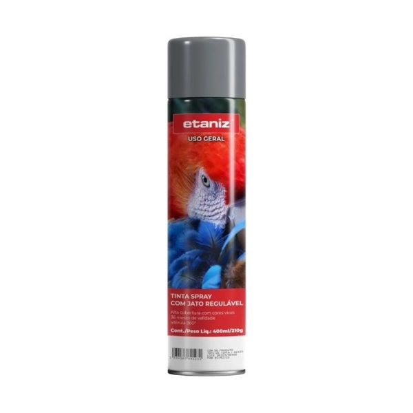 TINTA SPRAY 400ML CINZA PRIMER ETANIZ