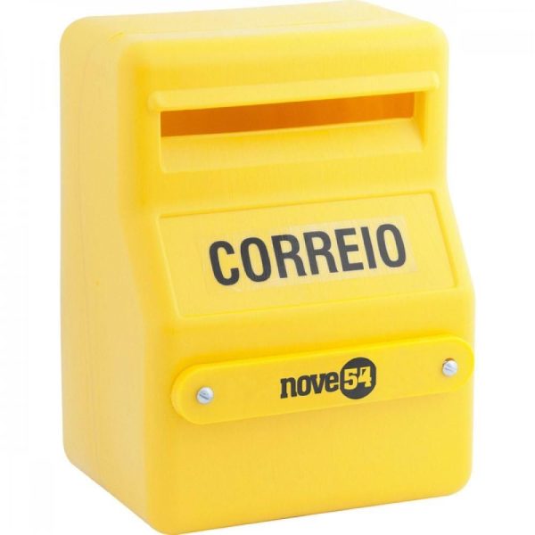 CAIXA PARA CORREIO CARTA AMARELO  - NOVE 54