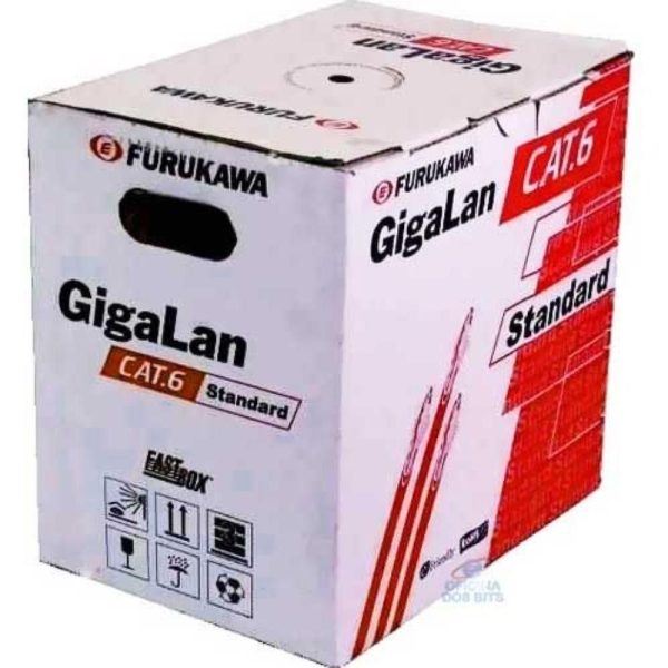 CABO CAT-6 VERMELHO FURUKAWA GIGALAN METRO