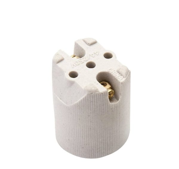 BOCAL DE PORCELANA LISO E-27 PARA SPOT IMPORTADO
