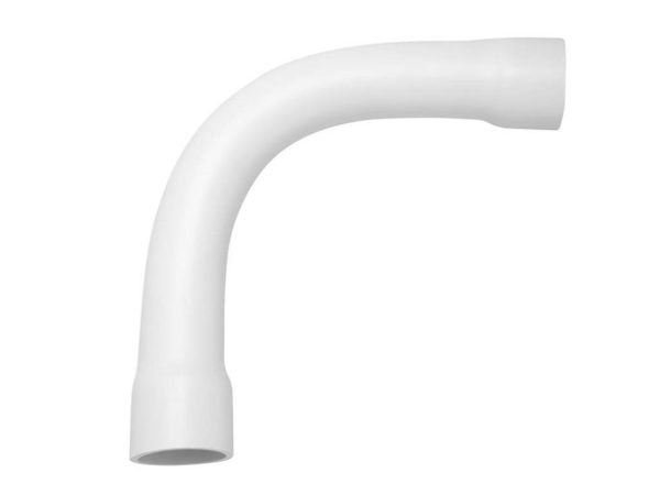 CURVA 90G  1 PVC BRANCO LISA COM BOLSA