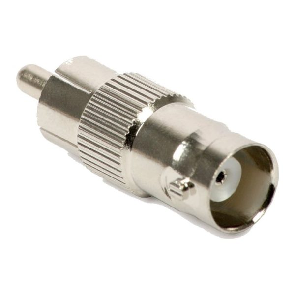 CONECTOR BNC FEMEA + RCA MACHO
