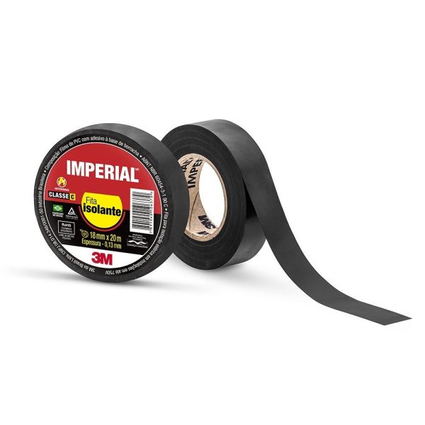 FITA ISOLANTE 20M X 18MM IMPERIAL 3M