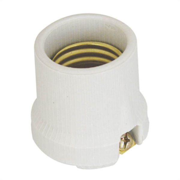 BOCAL DE PORCELANA PARA PLAFONIER E-27 IMPORTADO