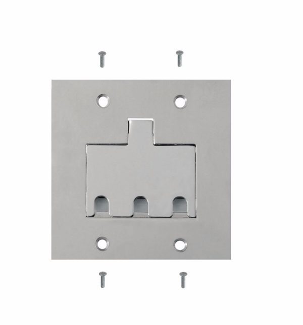 ESPELHO PISO INOX 4X4 3 RJ   PLL-89