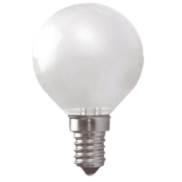 LAMPADA BOLINHA E14 40W 127V LEITOSA *C*