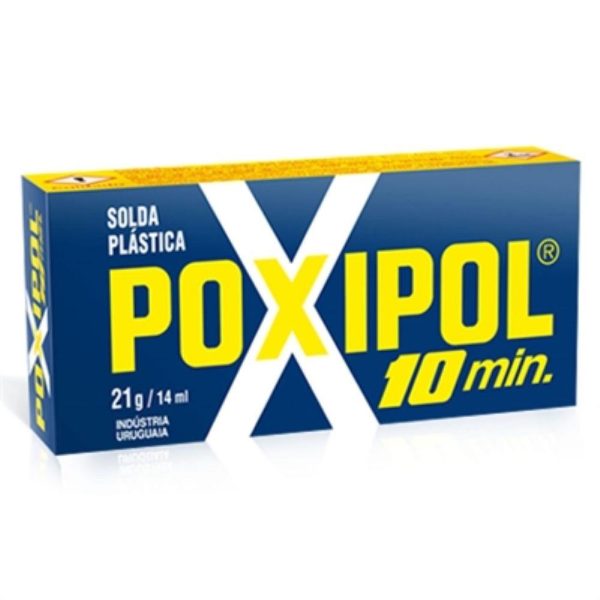 COLA POXIPOL 14ML CINZA