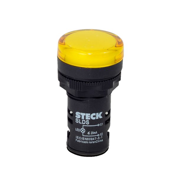 SINALIZADOR A LED 220V AMARELA