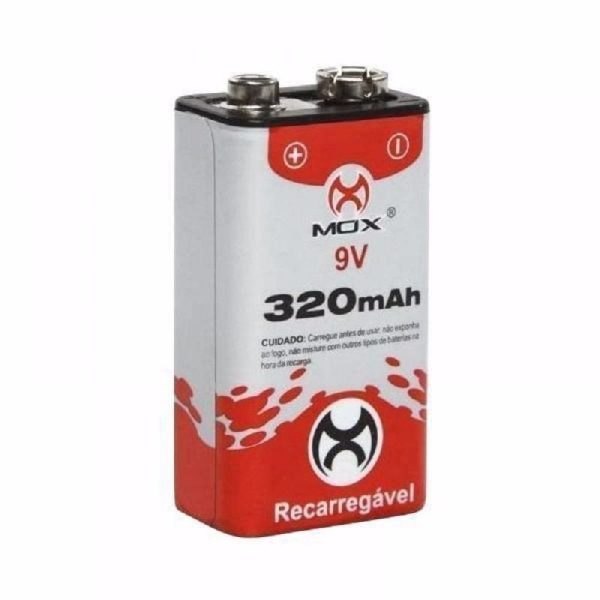 BATERIA RECARREGAVEL 9V 250mah