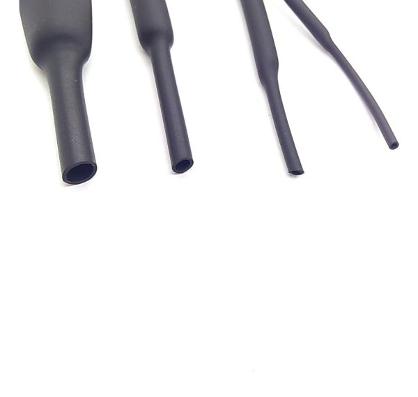 TUBO TERMOCONTRATIL  6,40MM PRETO