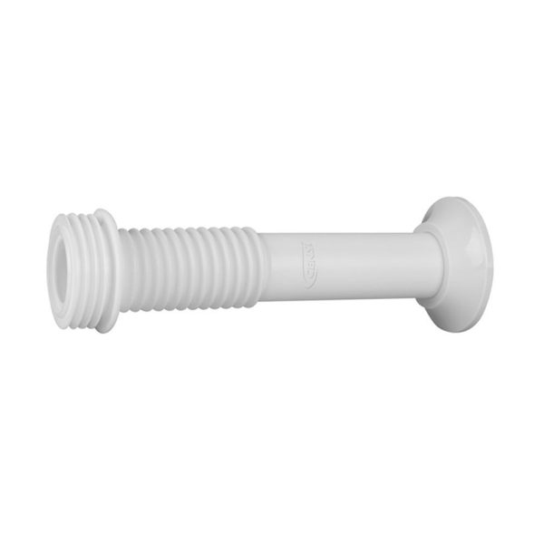 TUBO DE LIGACAO PARA VASO SANFONADO BRANCO C/ SPUD CENSI 7290