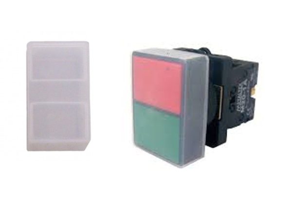 CAPA PROTETORA DE SILICONE PARA BOTAO DUPLO SEM ILUMINI HB2-AS1