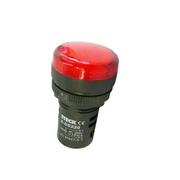 SINALIZADOR A LED 220V VERMELHO