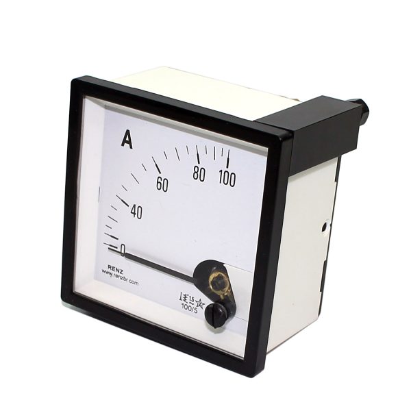 AMPERIMETRO 0-40A AC DIRETO SF-72 QUADRADO *C*
